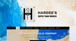 Desktop Screenshot of hardees-septic-tank.com